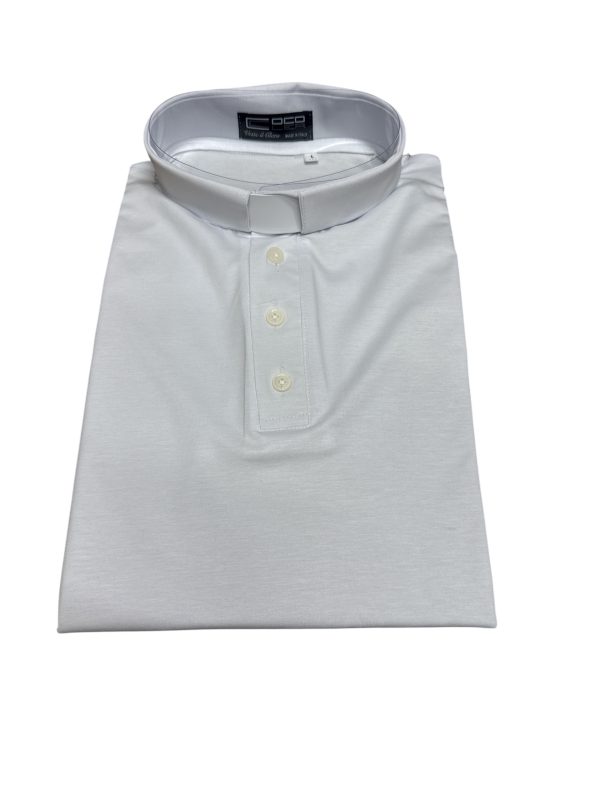 Maglia collo clergy per sacerdote Filo di Scozia