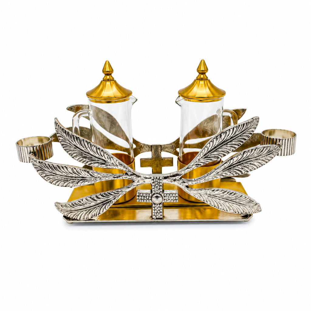 Ampolline placcate in oro e argento